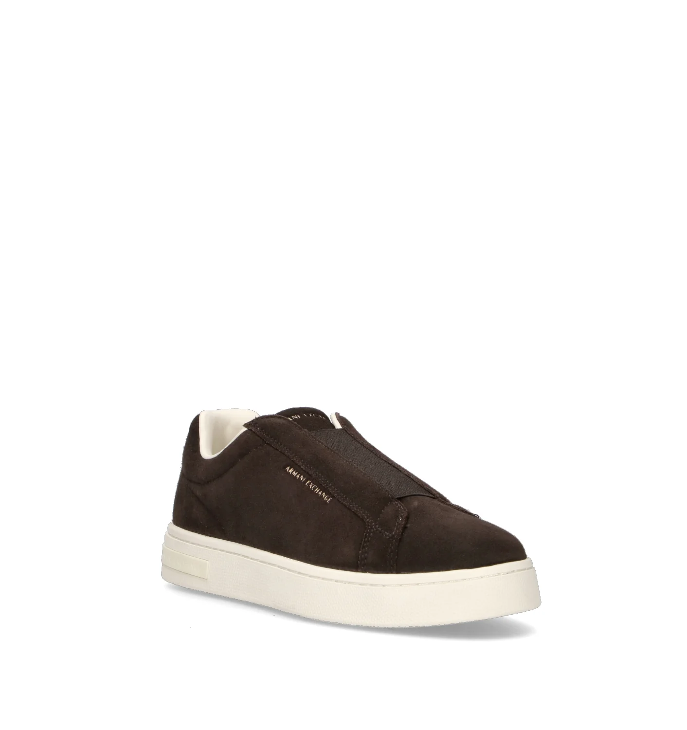 ARMANI EXCHANGE Sneaker uomo marrone in suede - Image 2
