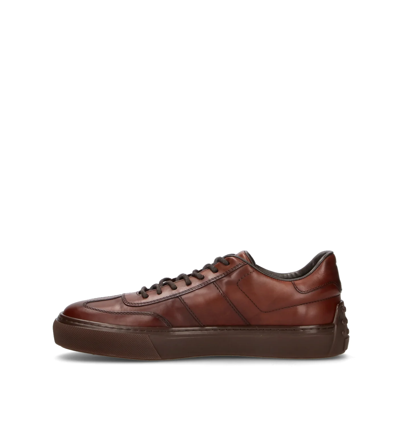 TOD'S Sneaker uomo marrone in pelle - Image 4