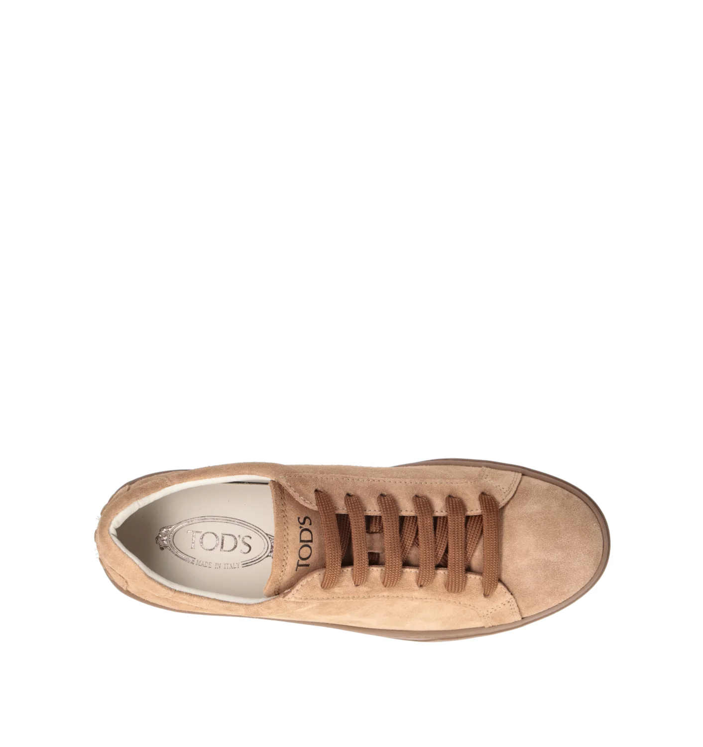 TODS Sneaker uomo beige in suede - Image 5