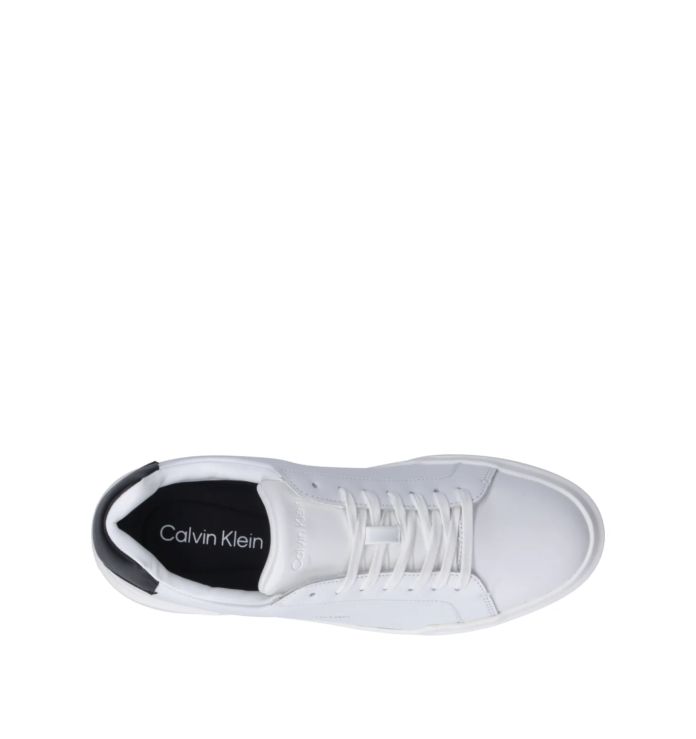CALVIN KLEIN JEANS Sneaker uomo  bianca in pelle - Image 5