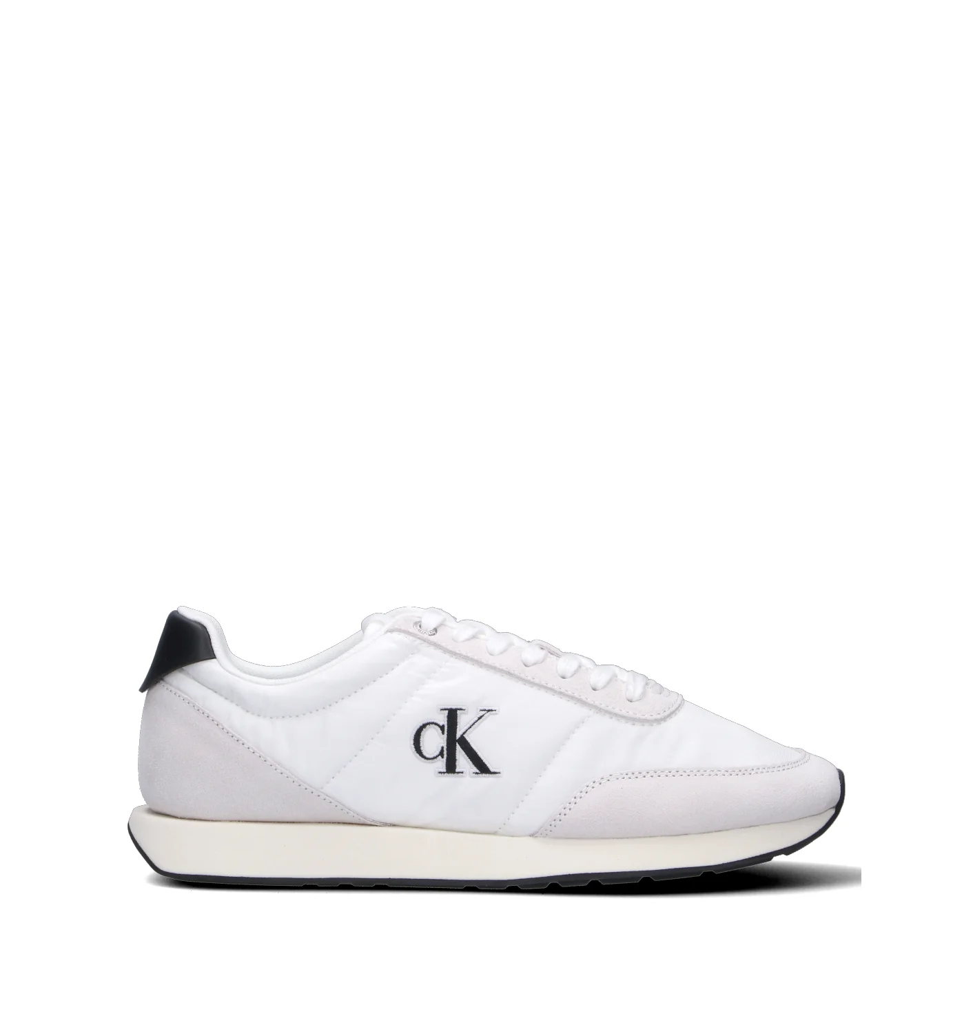 CALVIN KLEIN JEANS Sneaker uomo bianca/nera