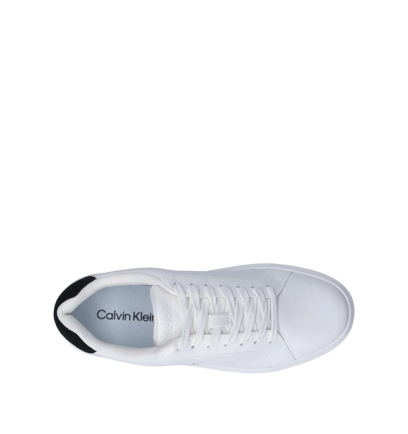 CALVIN KLEIN JEANS Sneaker uomo bianca/nera in pelle - Image 5