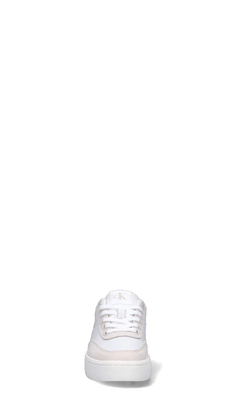 CALVIN KLEIN JEANS Sneaker donna bianca/panna in pelle - Image 8
