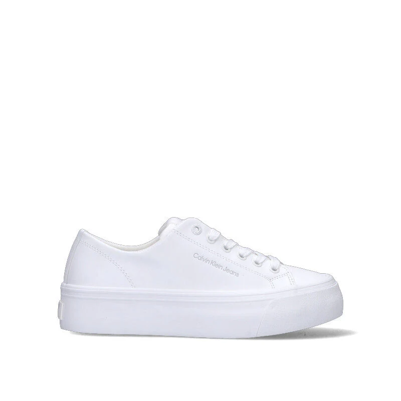 CALVIN KLEIN JEANS Sneaker uomo bianca in pelle