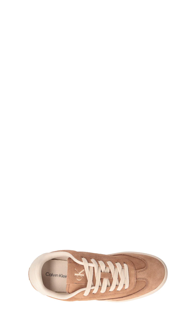 CALVIN KLEIN JEANS Sneaker donna tapioca/cammello in suede - Image 5