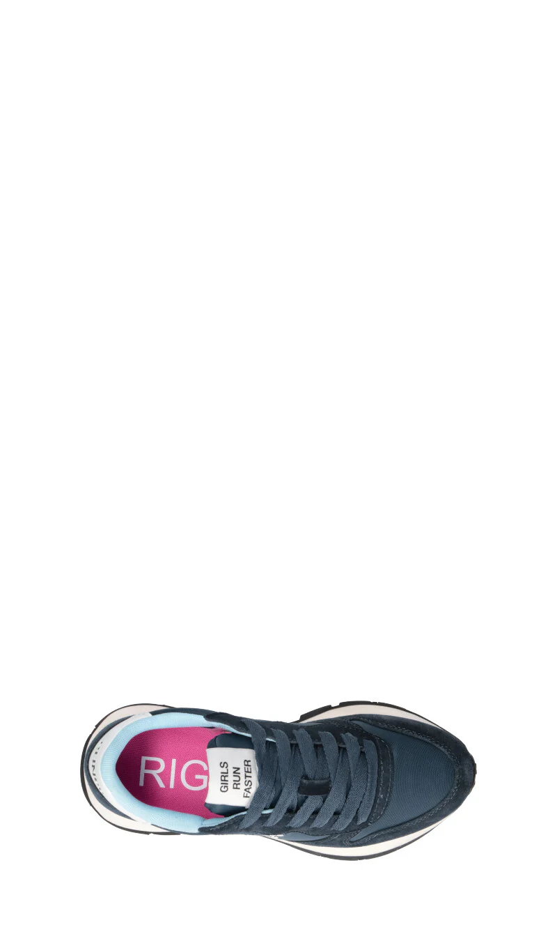 SUN68 Sneaker donna blu in suede - Image 5