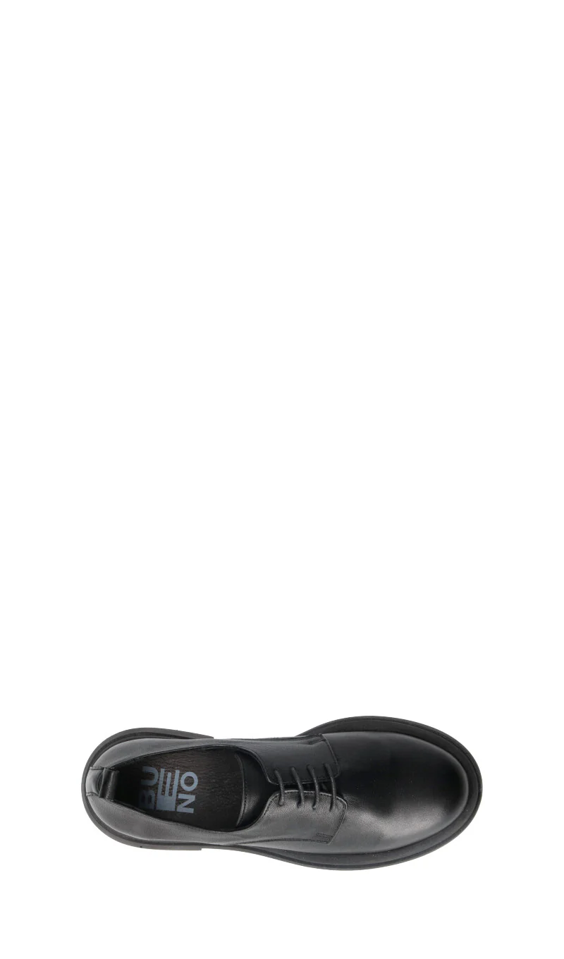 BUENO Stringata donna nera in pelle - Image 5