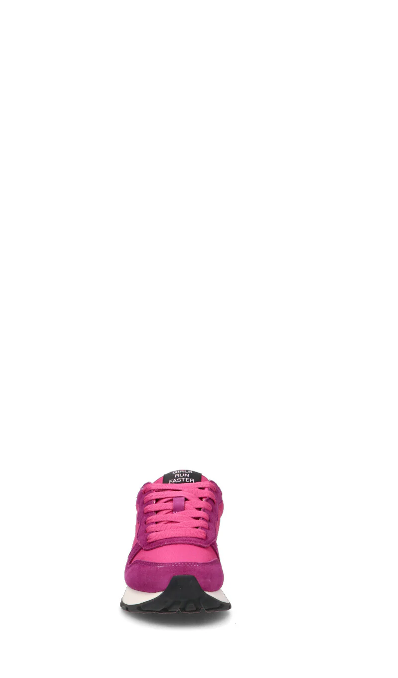 SUN68 Sneaker donna rosa e viola in suede - Image 3