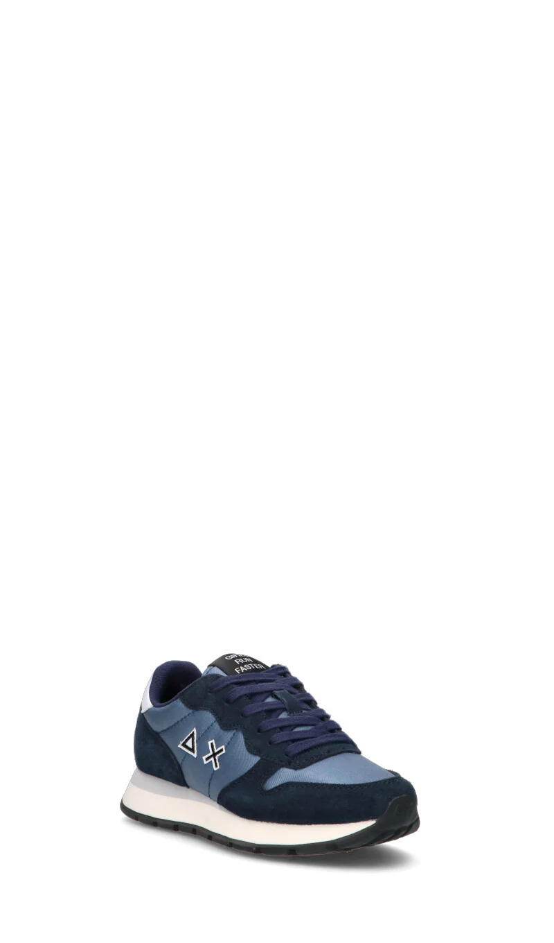 SUN68 Sneaker donna blu in suede - Image 2