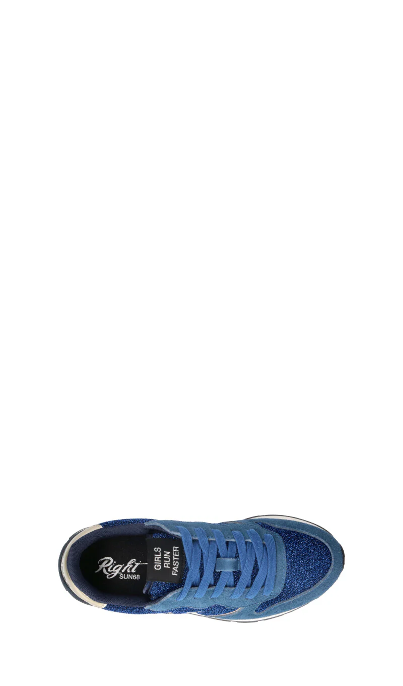 SUN68 Sneaker donna blu in suede - Image 5