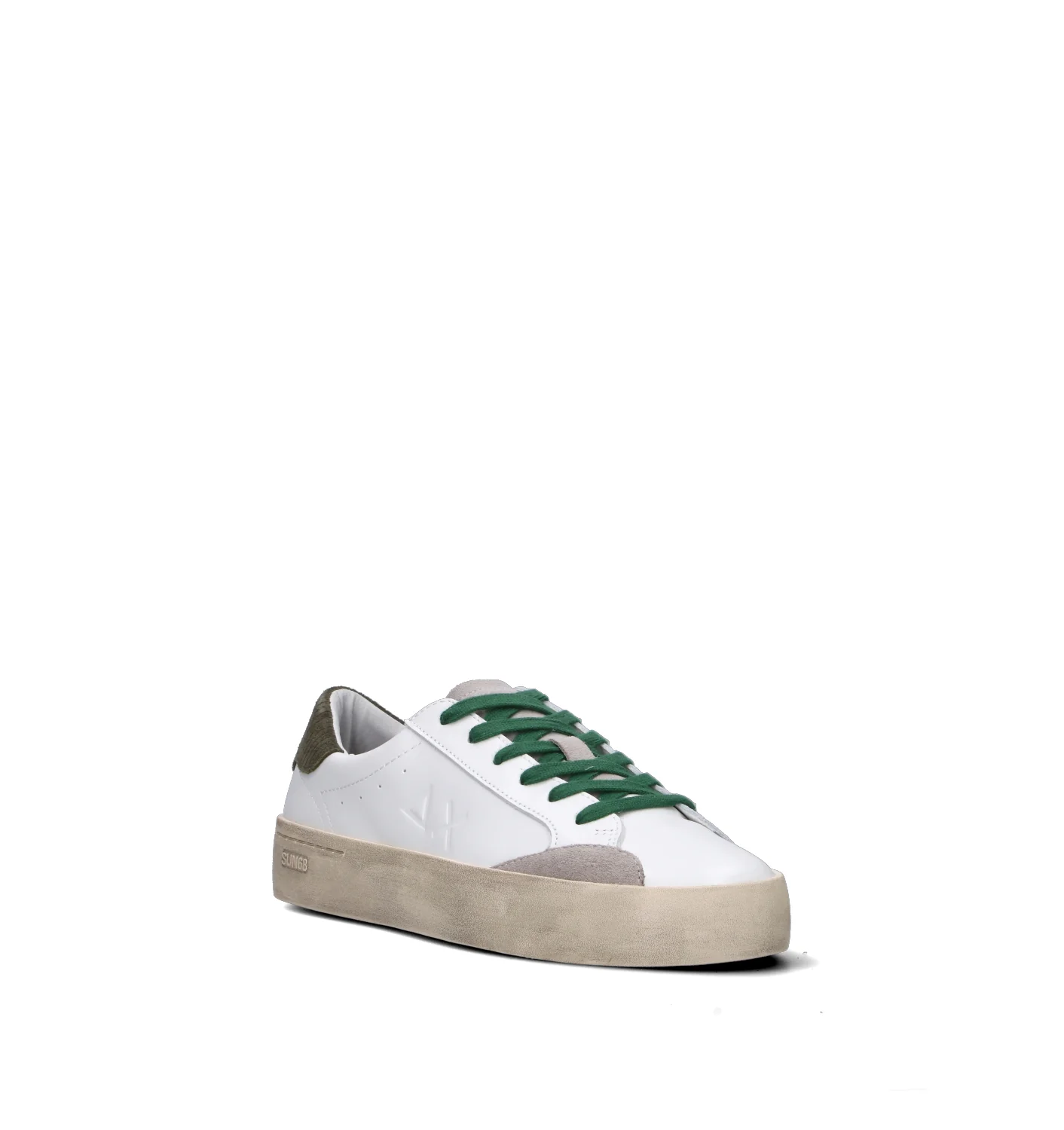 SUN68 Sneaker uomo bianca in pelle - Image 2
