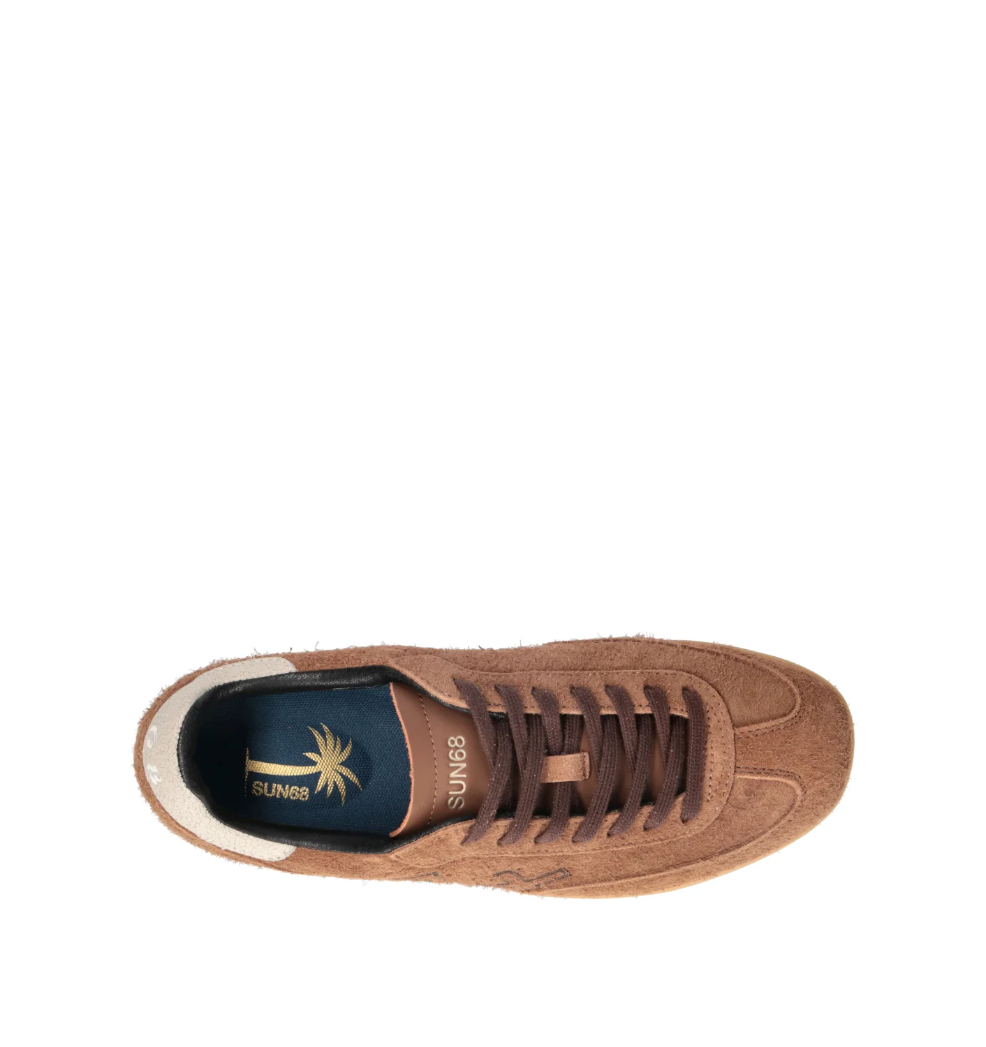 SUN68 Sneaker uomo cognac in suede - Image 5