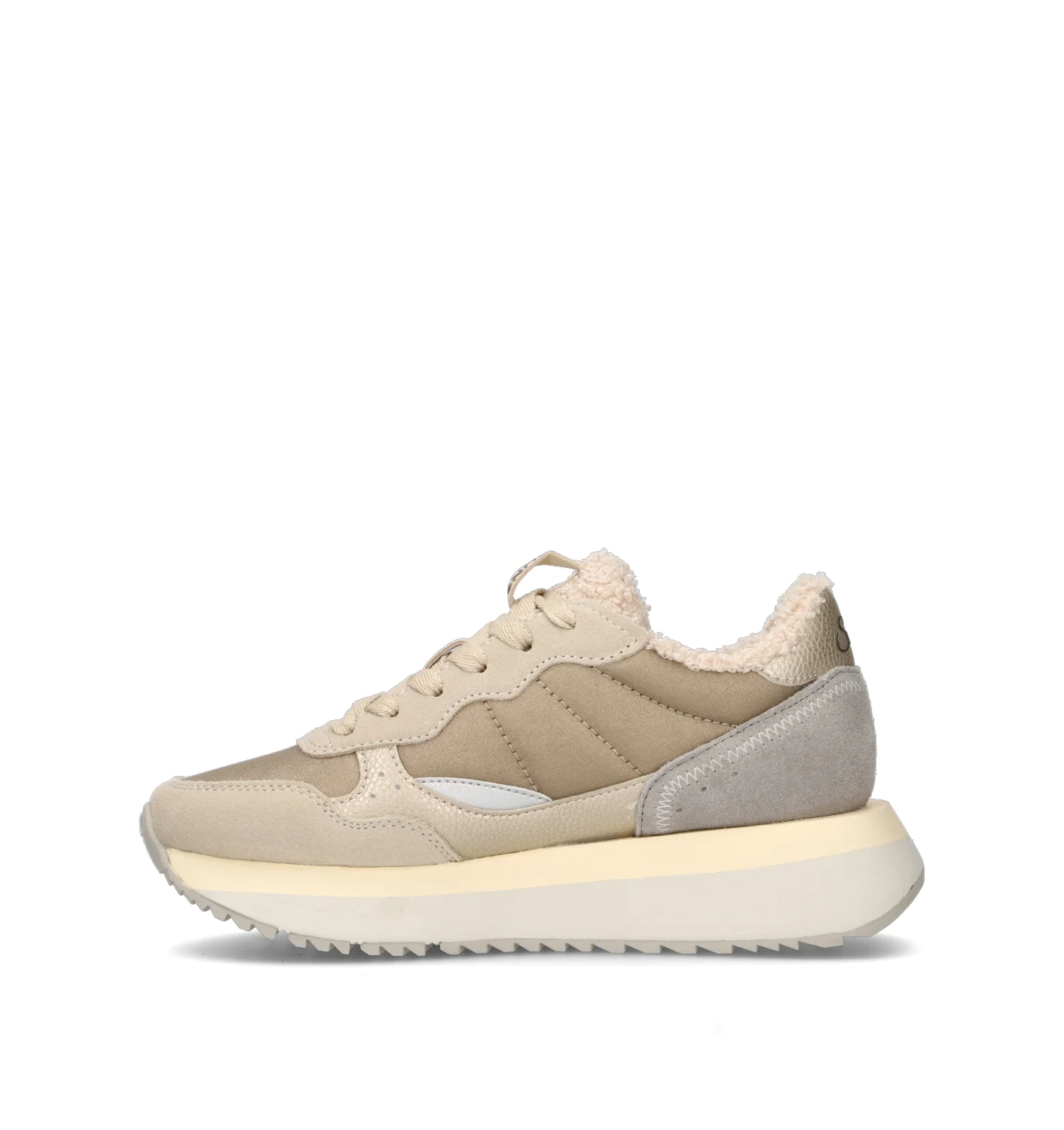 SUN68 Sneaker donna beige - Image 4